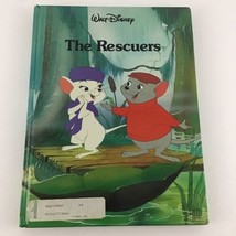Walt Disney The Rescuers Hardcover Book Vintage 1989 Classic Miss Bianca - $18.46