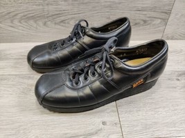 Vintage GASS Great American Shoes Store Black Leather Lace Up Shoes 5M 7... - £19.95 GBP