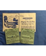 Vintage Identification Baggage Check-Pennsylvania Greyhound Lines &amp; Tick... - $13.55 CAD