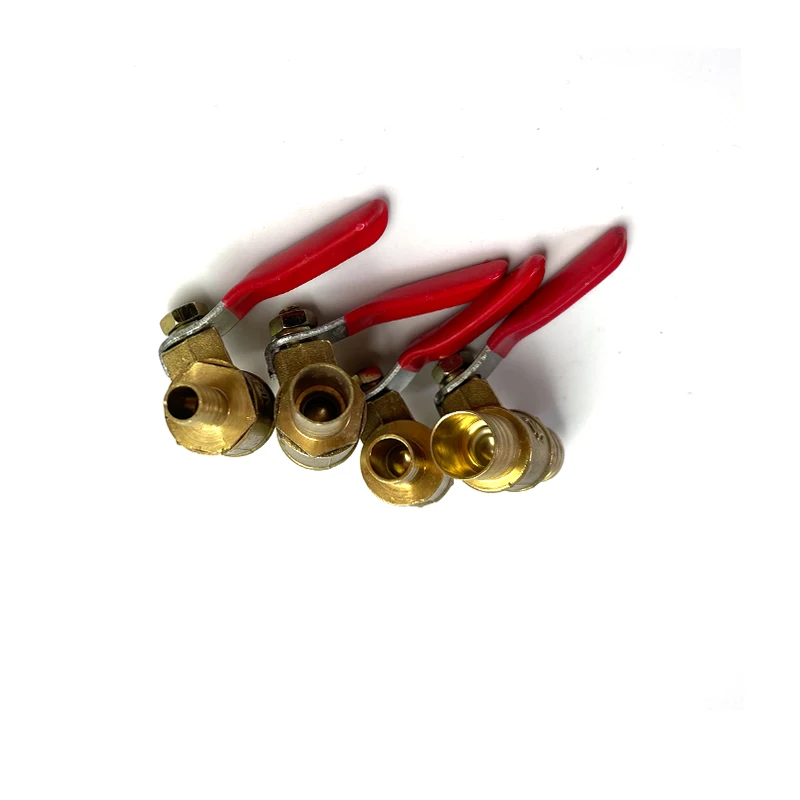 House Home 6mm-12mm Hose Barb Inline BrA Water A Air Gas Fuel Line Shutoff Ball  - £19.65 GBP