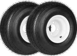 2-Pack 18X8.50-8 Tractor Turf Tire W/Steel Rim For Golf Carts, Utility, 815Lbs - £94.17 GBP