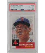 2018 Topps Living Rafael Devers PSA 10 Joya Mint #29 - $1,947.84 MXN