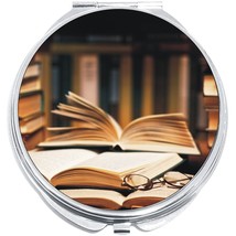 Books Library Compact with Mirrors - Perfect for your Pocket or Purse - $11.76