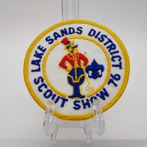 Vintage 1976 BSA Lake Sands District Scout Show 3&quot; Diameter Patch - £10.03 GBP