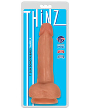 Curve Toys Thinz 7&quot; Slim Dong W/balls - Vanilla - $18.62