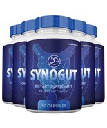5 Pack Synogut Capsules, Max Strength Formula, Synogut Supplement Pills - $194.18 CAD