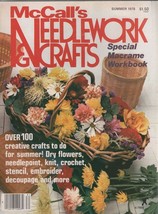 McCall's Needlework & Crafts Magazine Summer 1978 - £1.96 GBP