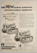 1956 Print Ad International Crawler TD-6 &amp; TD-9 Diesel Tractors Chicago,Illinois - £17.64 GBP