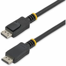 StarTech 15-ft DisplayPort Audio Video Cable with Latches M/M, Black DIS... - £34.55 GBP