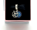 Disney Parks Pandora Pirates Of The Caribbean Dangle Charm Jolly Roger E... - £85.45 GBP