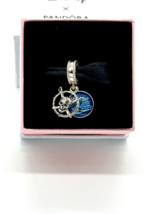 Disney Parks Pandora Pirates Of The Caribbean Dangle Charm Jolly Roger Exclusive - £85.45 GBP