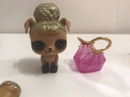 HTF LOL Surprise Doll gold with accessories - £7.36 GBP