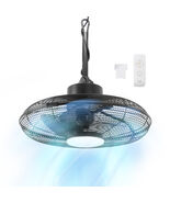 Vie Air 20 Inch 3 Speed Gazebo Outdoor Fan in Matte Black - €98,52 EUR