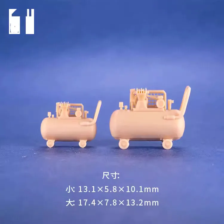 1/64 Resin Air Pump Compressor Model Garage Scene Accessories Tool Unpai... - £20.00 GBP