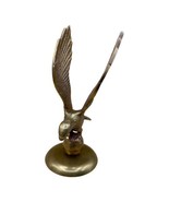 Vintage Brass Eagle On Ball Stand Wings Spread 8” Patriotic Hollywood Re... - $423.28 MXN