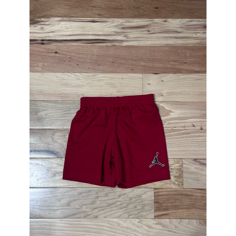 Air Jordan Basketball Shorts Baby Boys 2T Red Black Logo Pull On Activewear New - $22.43
