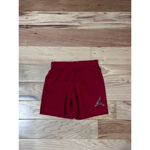 Air Jordan Basketball Shorts Baby Boys 2T Red Black Logo Pull On Activewear New - £17.72 GBP