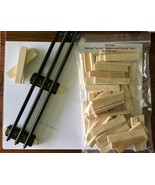 MODEL RAILROAD TIES FOR LIONEL O GAUGE/SCALE TUBULAR TRAIN TRACK | 100 p... - £15.10 GBP