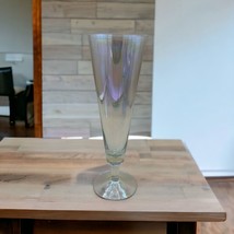 Iridescent Beer Glasses Vintage 9 1/8&quot;. *Pre-owned* - £6.76 GBP