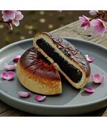 Honma Tsukisamu Black Sesame Flavor Anpan,Sweet Bean Paste Pastry, 5 pieces - $18.76