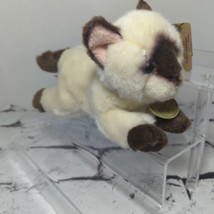 Miyoni by Aurora Siamese Cat Plush Stuffed Animal 8&quot; - £7.75 GBP
