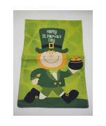 Happy St Patricks Day Leprechaun Pot of Gold Garden Flag 12&quot; X 18&quot; Decor - €5,15 EUR