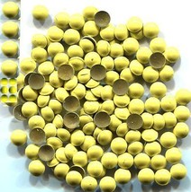 Pearl Domes Nailheads 3mm Hot fix BANANA  144 Pc  1 gross - £3.58 GBP