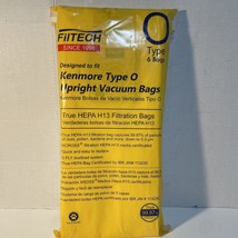 Filtech Kenmore Type O Uptight Vacuum Bags 6 Pack. True HEPA H-13 - £7.58 GBP