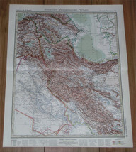 1927 Vintage Map Of Western Iran Armenia Azerbaijan Armenia / Iraq - £27.19 GBP