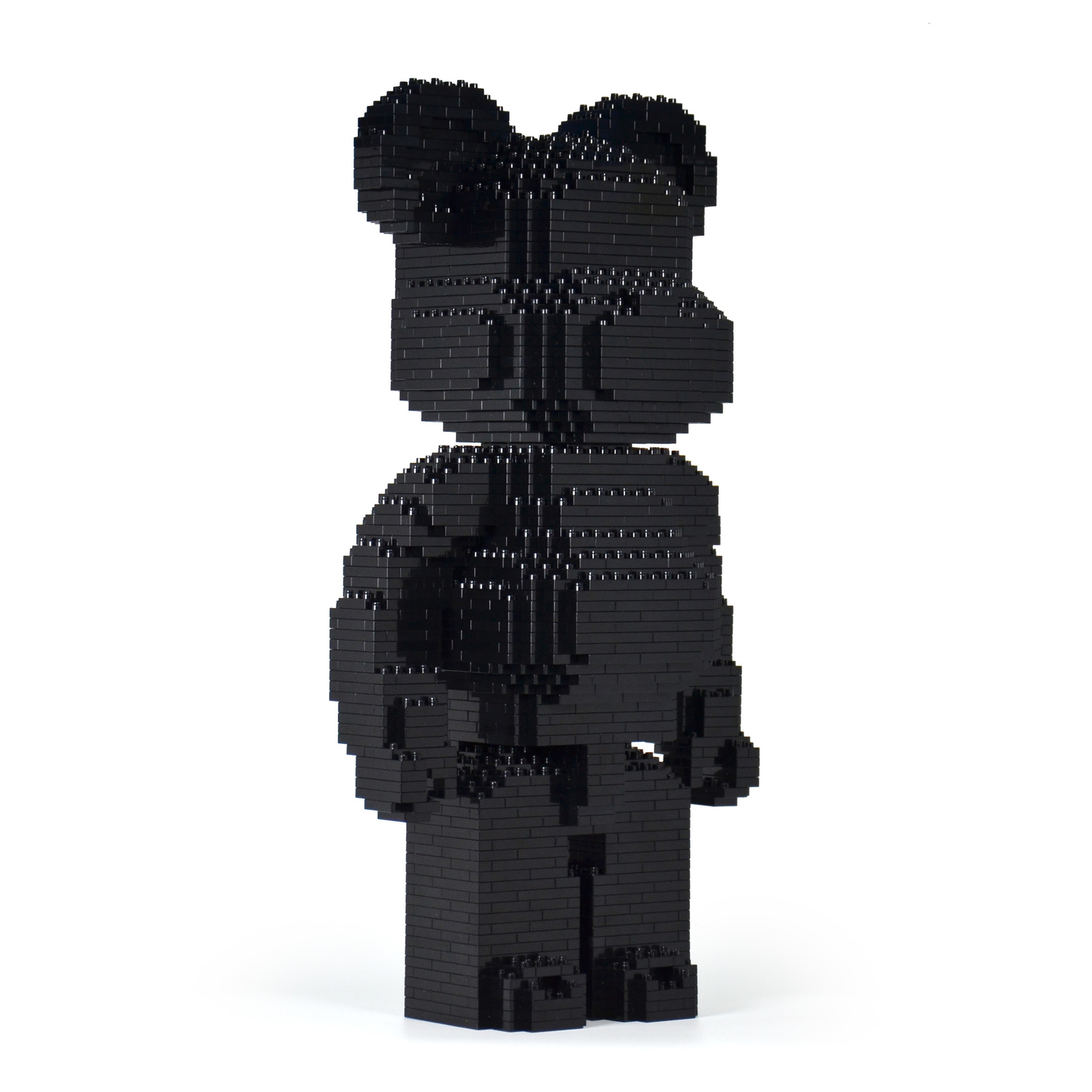 Bearbrick (Black) Brick Sculpture (JEKCA Lego Bricks) DIY Kit Item image 2
