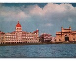 Taj Mahal Garden Agra Bombay India UNP Chrome Postcard I20 - $2.92