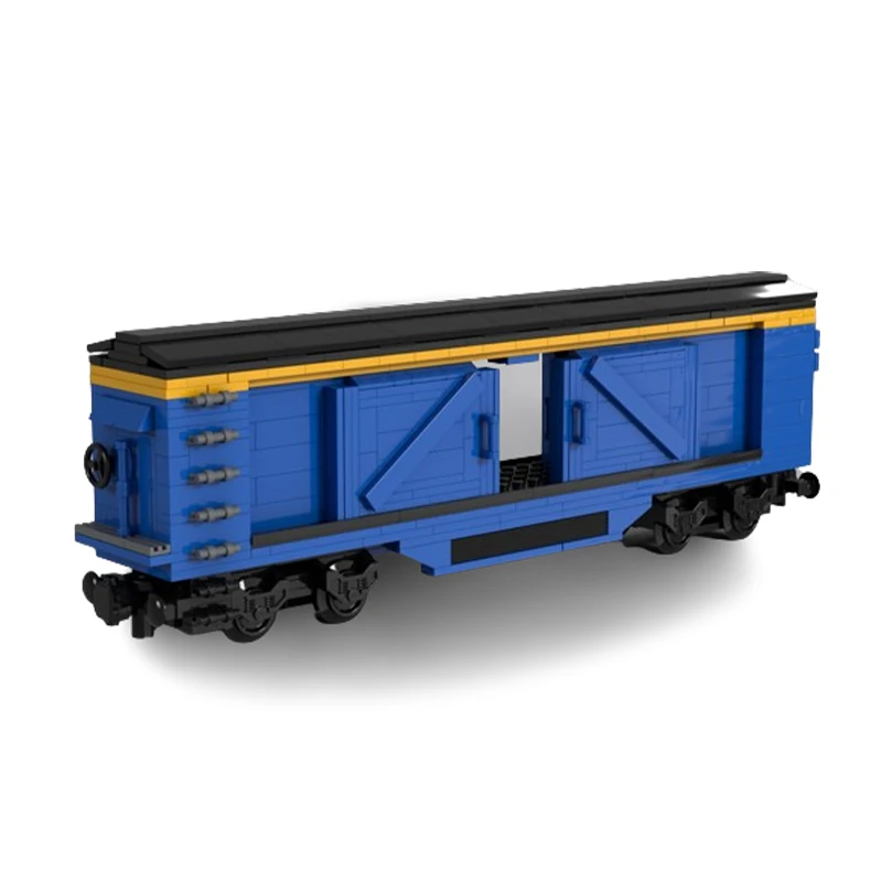 MOC-164696 City Train Series Building Block Box Car Carriage to Suit Set 60052 - £92.49 GBP