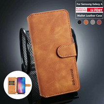 For Samsung A90 5G A20 A30 A50 A70 Case Leather Wallet Card Magnetic Flip Cover - £42.24 GBP