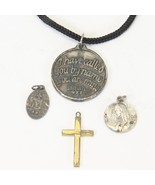 Isaiah 43.1 Pendant Necklace 1.1&quot; Dia Spergrinus Lazios Metal Virgin Mar... - $11.75