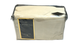 Croscill Lillith King Bed Skirt 79" x 82" 100% Cotton  15.5" Drop Ecru (Cream) - $36.47