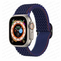 Strap Scrunchie Strap for Apple watch band 40mm 44mm 41mm 45mm 38mm 42mm 49mm El - £8.02 GBP