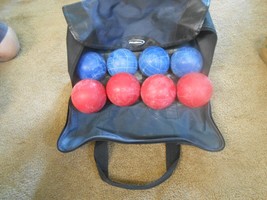 Great Set of HALEX Bocce Balls in Bag - £13.70 GBP