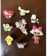 Croc Charms for clog shoes Sanrio and LOL dolls 8 piece lot - $13.70 CAD