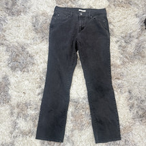Womens Levi&#39;s 505 Straight 30X29 Black Denim - $19.99