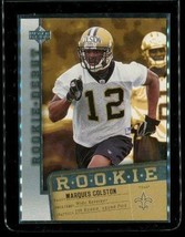 2006 Upper Deck Rookie Debut Football Trading Card #162 Marques Colston Saints - £6.59 GBP