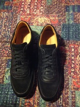 Magnanni Men's Black Suede & Leather Fashion Sneakers - 11 - New Without Box - $275.00