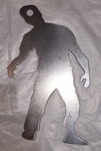 Zombie Silhouette Steel Target Gong 7" X 12" X 1/4" - $20.21
