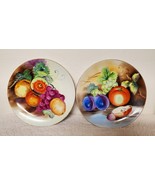 2- Andrea by Sadek Hand Painted &quot;Fruit&quot; 9&quot; Plates Occupied Japan- I. Sat... - £14.74 GBP