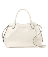 New Kate Spade Dumpling Large Satchel Pebble Leather Parchment - $2,787.86 MXN