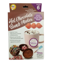 Hot Chocolate Bomb Maker with Bonus Dropper for Drizzle &amp; Flavors - £8.58 GBP