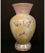 Simron Unique Multi Color Glass Vase Hand Painted in Israel  - £10.37 GBP