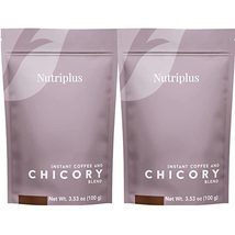 Nutriplus Chicory. Instant coffee &amp; chicory blend. (3.53 Ounce (Pack of 2)) - £17.22 GBP