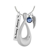 My Tears Ash Pendant Urn - Love Charms™ Option - £23.80 GBP