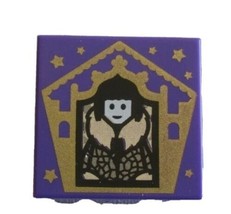 Lego Harry Potter Chocolate Frog Wizard Card Tile 2021 Olympe Maxime Gold - £7.52 GBP