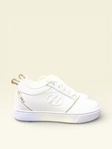 HEELYS Youth Pro 20 Wheeled Sneakers Shoes HE101452H White/Rainbow Size 3 - $54.45